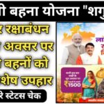 Ladli Behna Yojana Raksha Bandhan Shagun