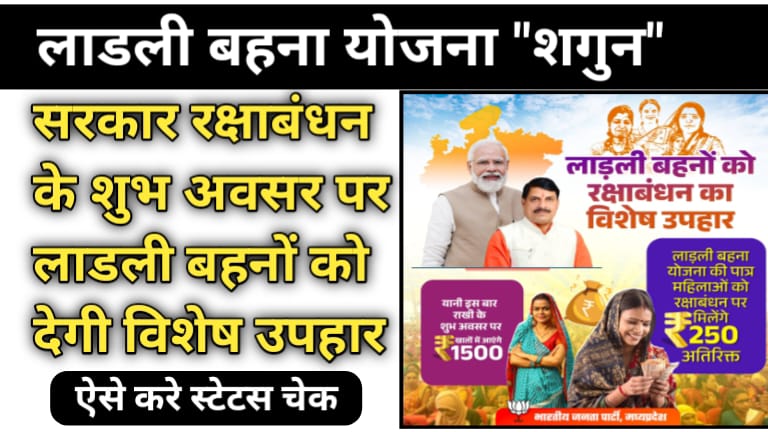 Ladli Behna Yojana Raksha Bandhan Shagun